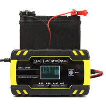 Car Battery Charger 12/24V 8A Power Pulse Repair Chargers Wet Dry Lead Acid Battery-chargers Digital LCD Display