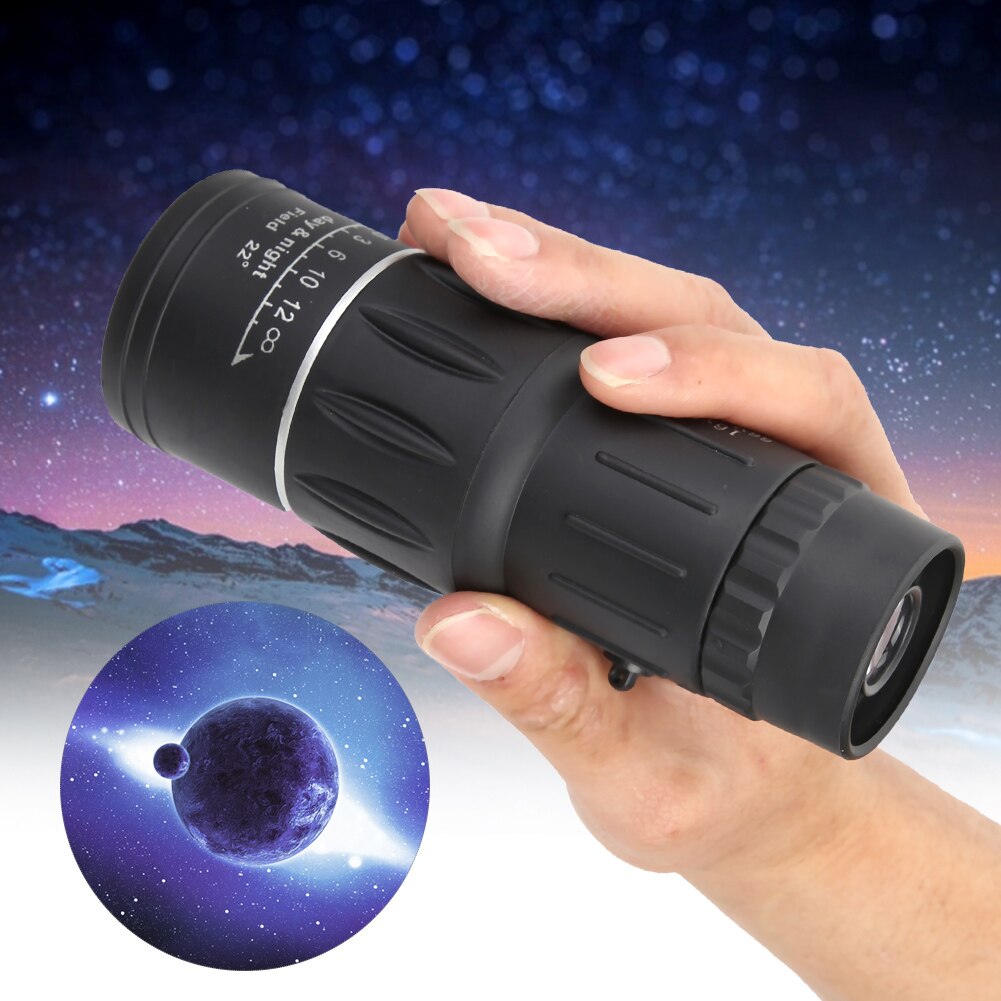 16x Zooming Phone Monocular Telescope Anti-fogging Roof Prism Phone Telescope Lens On