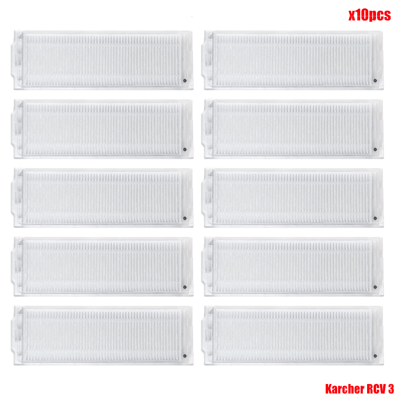 Accessories For Karcher RCV 3 Robot Vacuum Cleaner Spare Parts Roller Side Brush Hepa Filter Mop Cloth Tool Brushes Replacement: plum