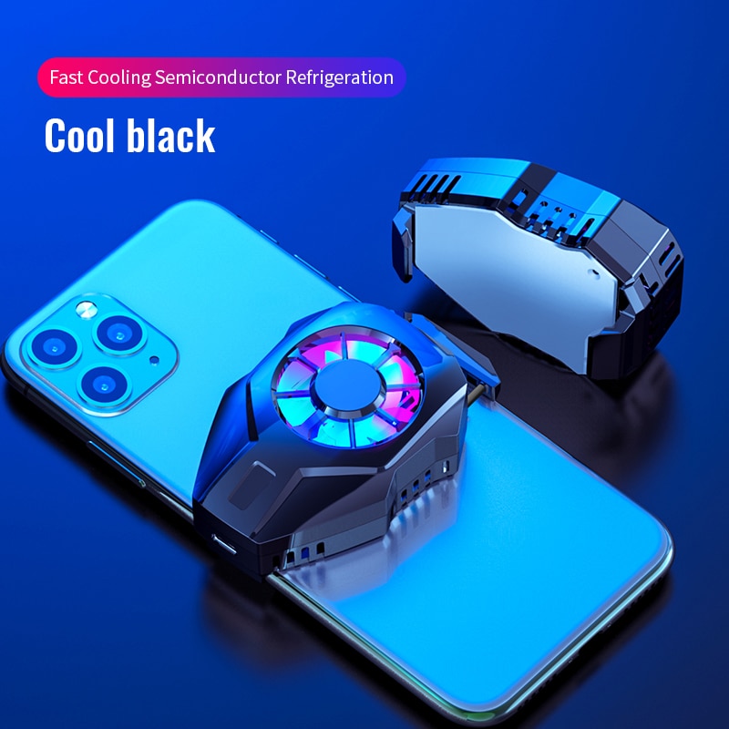 Ventilateur de refroidissement Portable pour jeu, refroidisseur de téléphone Portable alimenté par USB, outil de refroidissement à encliqueter pour smartphone IOS et android