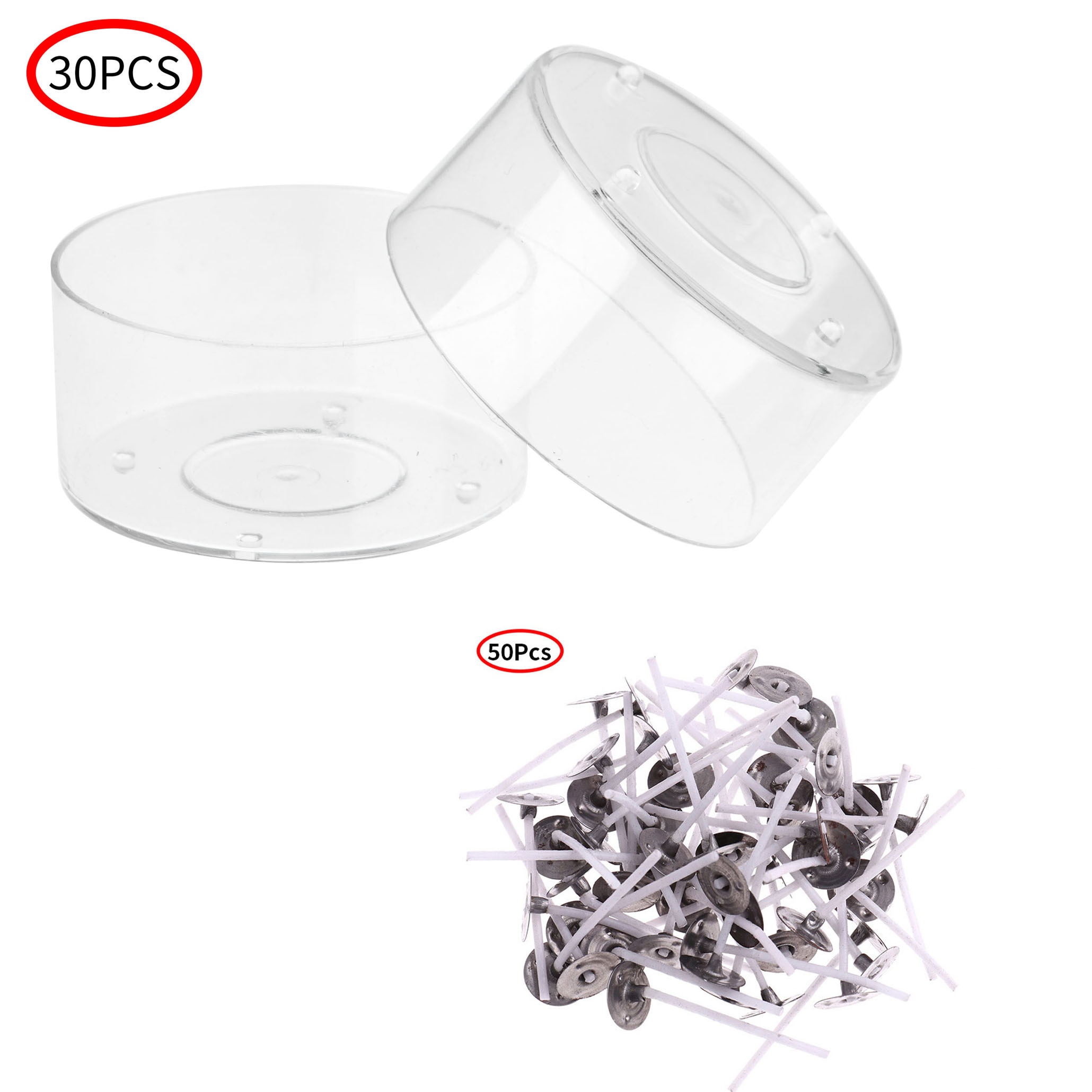 Taza de vela de té en forma de corazón/cuadrada con mecha para hacer velas para boda, religión, Día de San Valentín, decoración de cenas con velas: Type 2