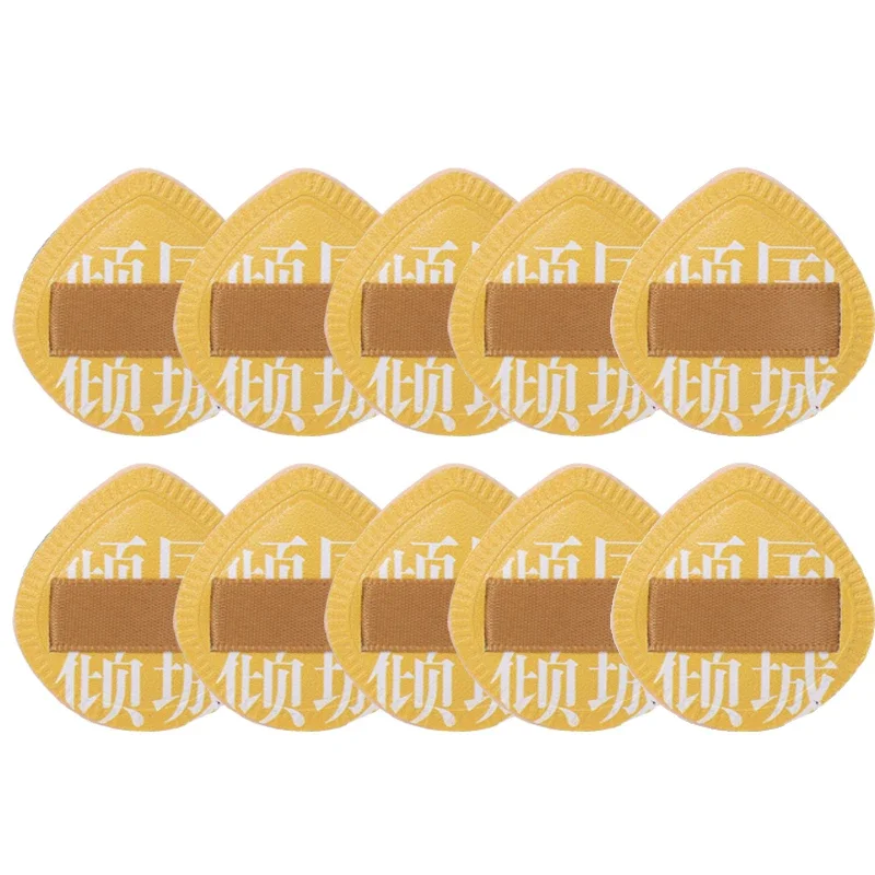 Finger Mini Puff Cosmetic Cushion Puff Concealer Foundation Detail Puffs Finger Puff Set Makeup Sponge Beauty Tools: Blue