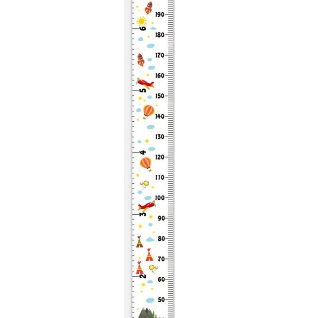 20*200cm nordiska ins stil barn dekorativa tillväxtdiagram höjdmått linjaldiagram för dekoration hantverk hem konst prydnad: 6