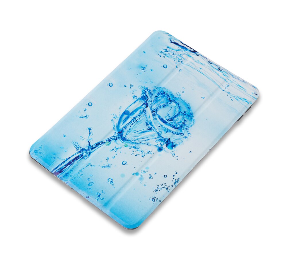 Funda iPad Pro 11 A1979 A1980 A1934 A2013 A2068 A2230 flip smart cover magnetic funda iPad Pro 11 auto wake/sleep case: Ice Rose / iPad Pro 11 2018
