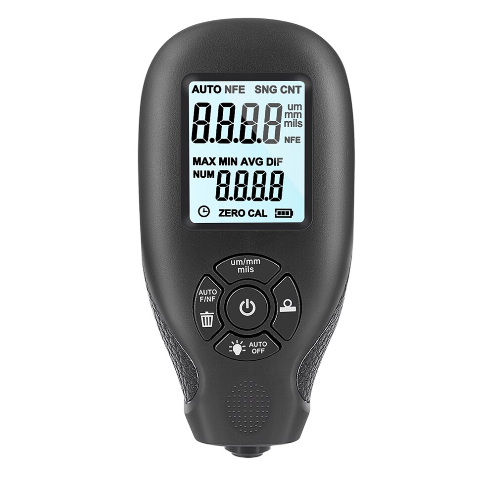 Verfdiktemeter Auto Laagdiktemeter LCD Schilderij Tester Film Verf Op ijzer gebaseerde diktemeter Meetinstrumenten(4