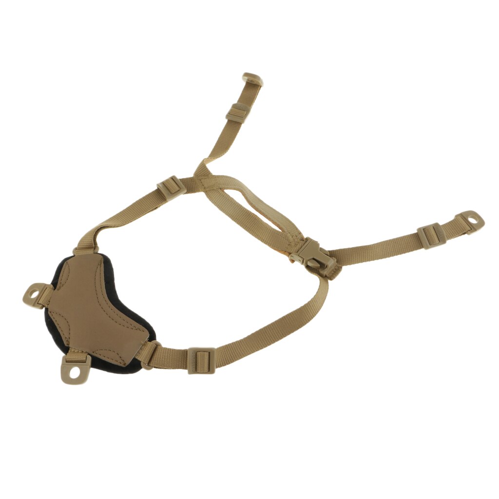 Foam Pad Helmet Chin Strap Safety Chin Strap for MICH Helmet Most Ordinary: Tan