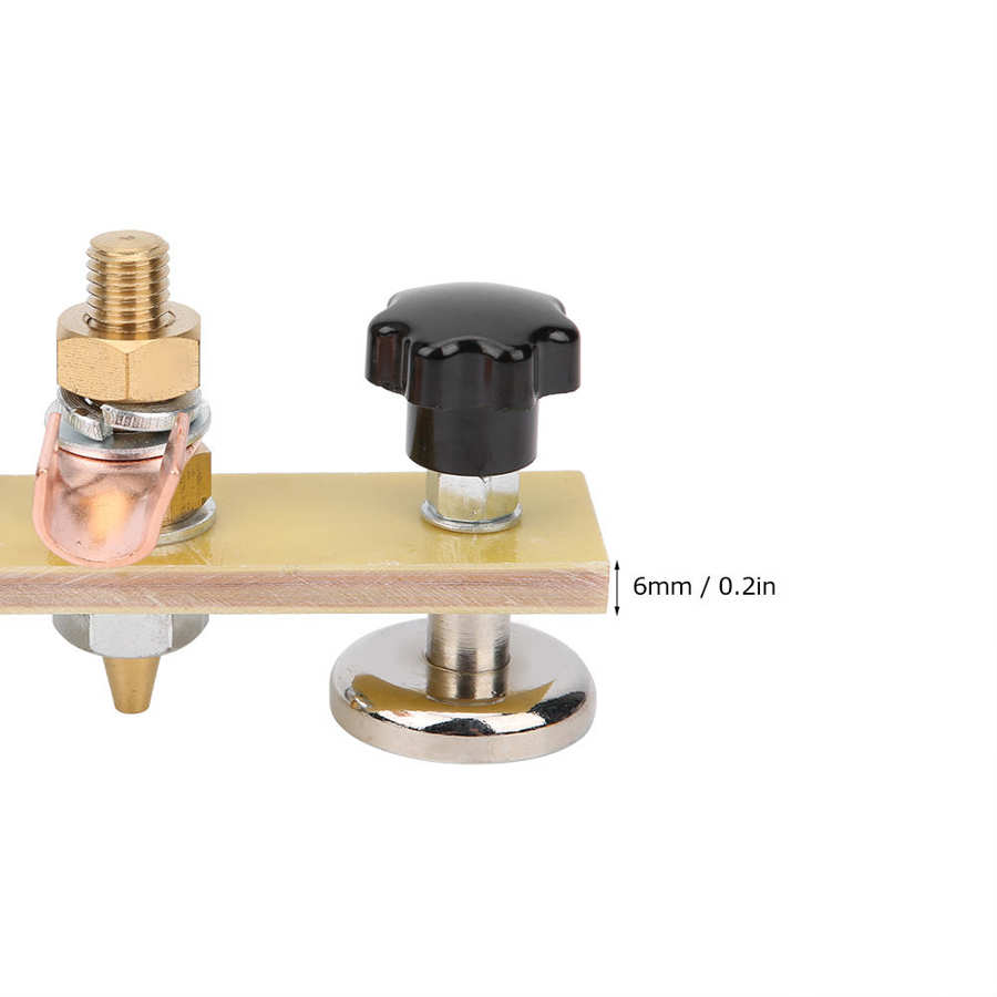 Soudage tête magnétique fil de terre outil fort magnétisme grande aspiration mise à la terre accessoires Dent réparation Spotter