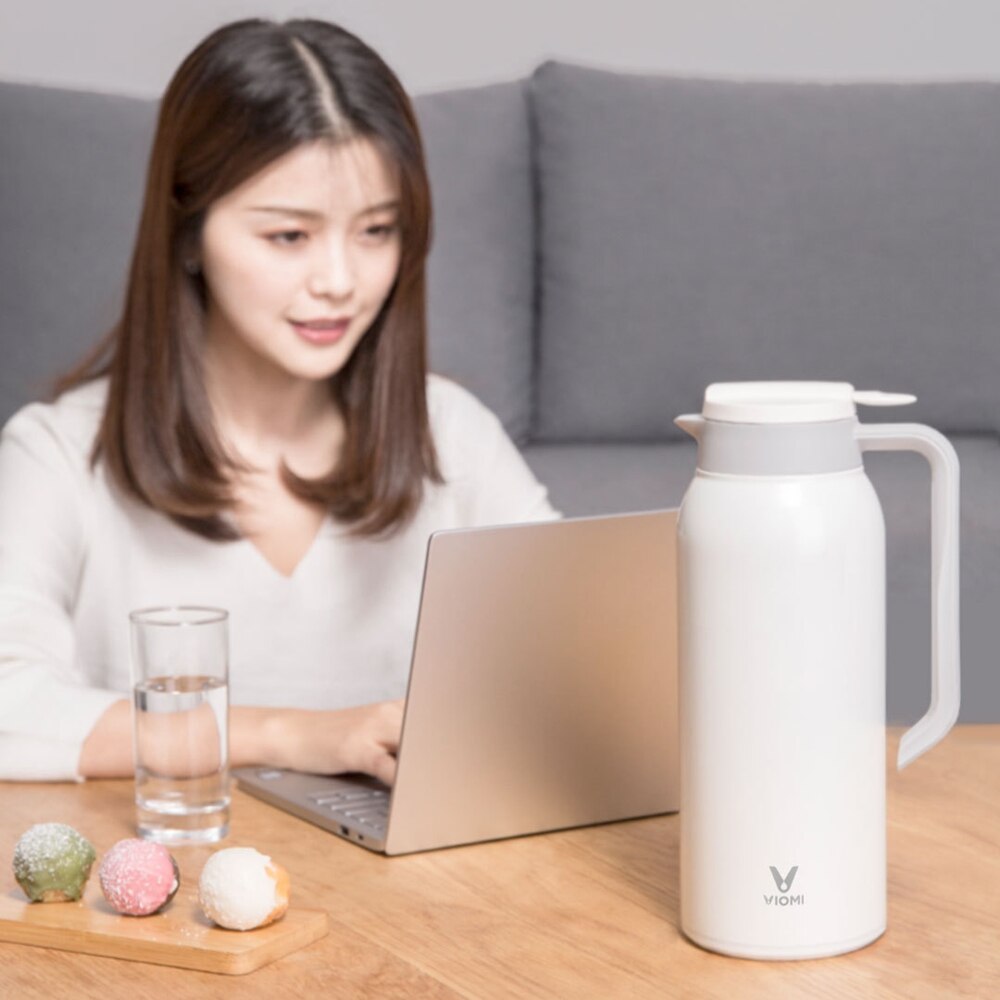 Hervidor de agua Xiaomi Mijia VIOMI termo portátil, 2 colores, 1,5 l, termo de acero inoxidable, hervidor de agua Xiaomi Smart Home