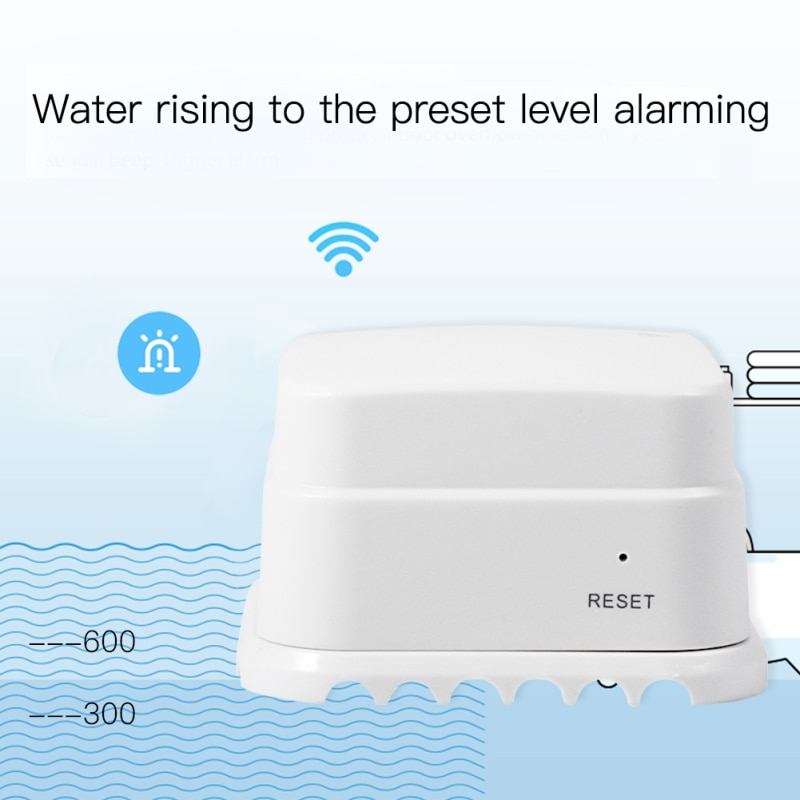 Smart Home Alarm Water Leakage Spot Alarm Detector Independent Water Leak Sensor Detection Alert System For Tuya/Smart Life App