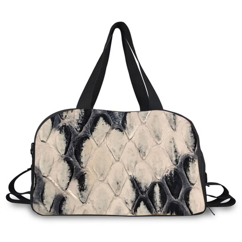 Bolso de lona con estampado de cebra y tigre para mujer, bolsa de lona con estampado de leopardo, de Rayas, para viajes, para baile de fin de semana: 04