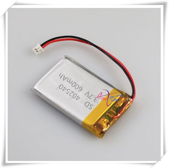 XHR-2P li-po 1.25mm 3.7V 600mAh 402540 bateria litowo-polimerowa maszyna robić czytania pióro biznesowy