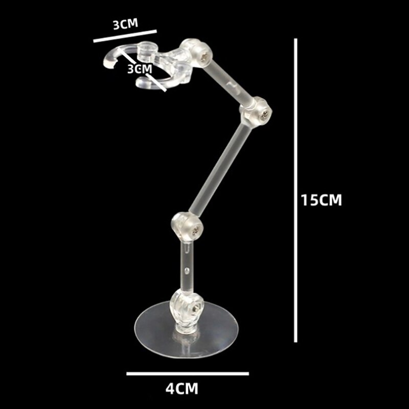 Doll Stands Figure Display Bracket Action Base for 1/144 SHF Robot Model