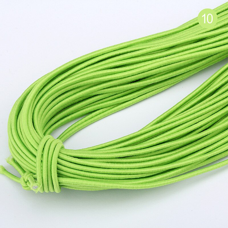 43 meter 2mm miljøvennlig rund gummi elastisk snor stretch elastiske bånd tau smykker armbånd lage plagg tag gjør selv håndverk: 18