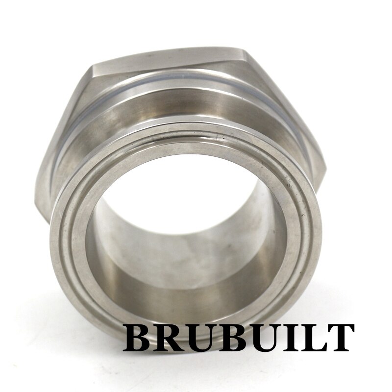 Svetsar 2 "tri clamp adapter  x 1.5 " nps 304 sanitära tri-clover kopplingar kopplingar hem brygga