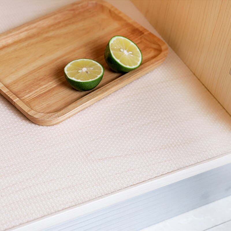 Shelf Liners Cabinet Drawer Liner Non-Slip Shelf Liner Refrigerator Mat Cupboard Pad for Kitchen Home