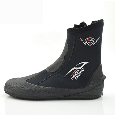 Les chaussures de plongée vulcanisées TaoBo sont des chaussures de Wading unisexes et des chaussures de pêche haut de gamme chaussures antidérapantes avec une épaisseur de 5MM: Black / 2XL