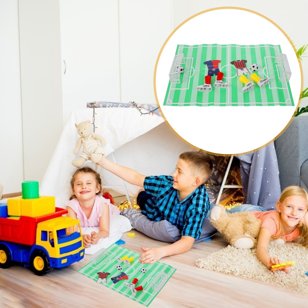 1 Set Tafelblad Voetbal Game Indoor Sport Kids: As Shown 2