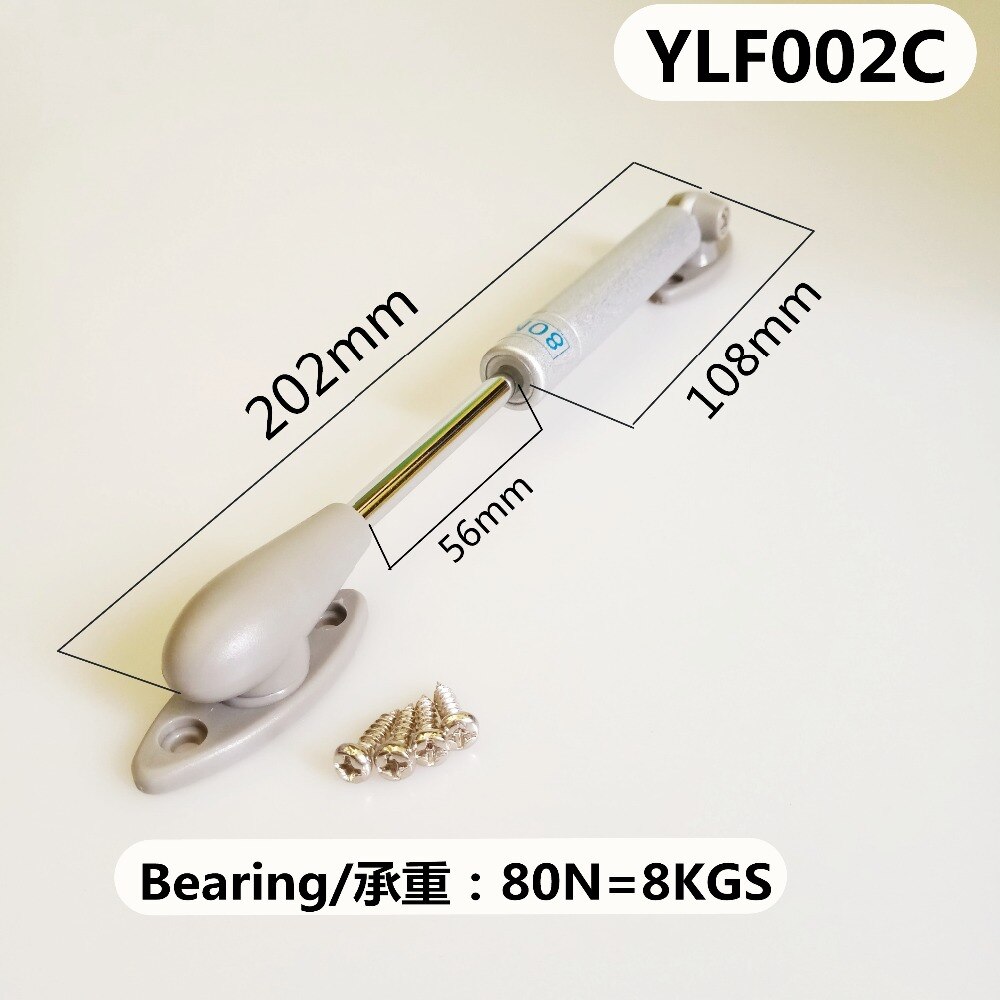 Zinklegering Meubels Scharnier Keukenkast Deur Lift Pneumatische Ondersteuning Hydraulische Gasveer Stay Hold Pneumatische hardware: 80N YLF002C