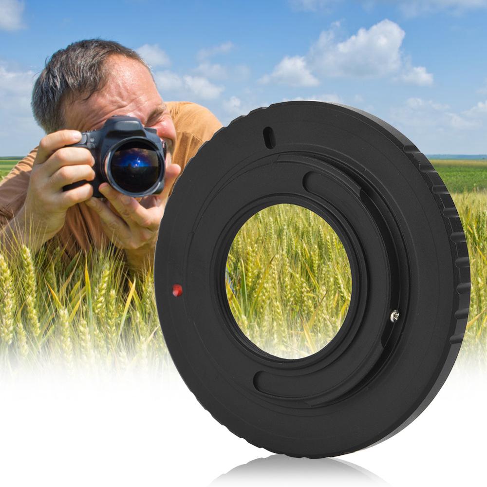 Camera lens holder M42-C-M/3 Metal Manual Focus Lens Adapter Ring for M42 Screw C Mount Lens to Fit for M4/3 Camera macro ring