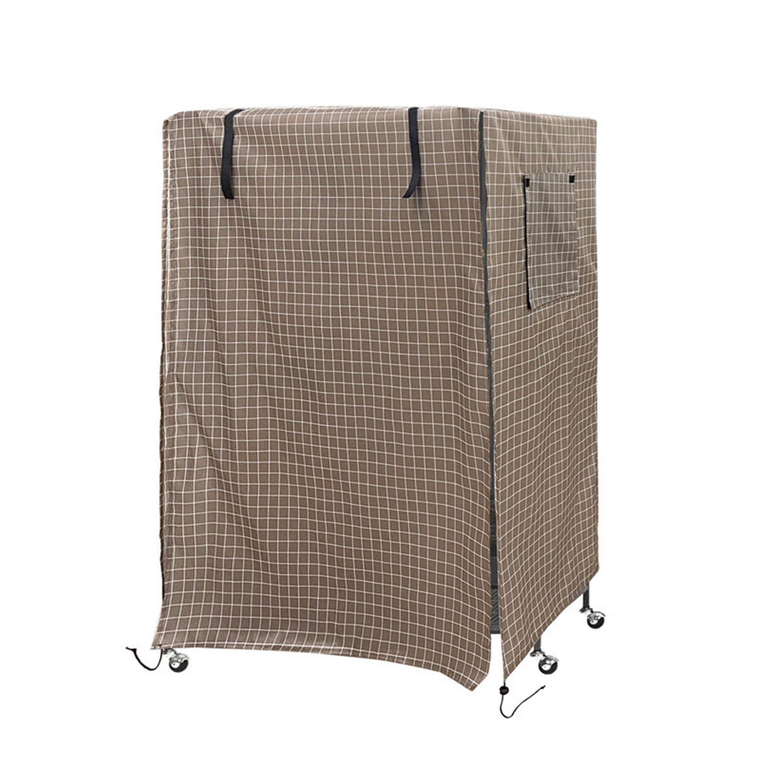 Cubierta de jaula de pájaro de tela Oxford para exterior, cubierta de jaula de pájaro envolvente para terraza, dosel de pájaro, cubierta de jaula de pájaro grande de bienvenida: Coffee