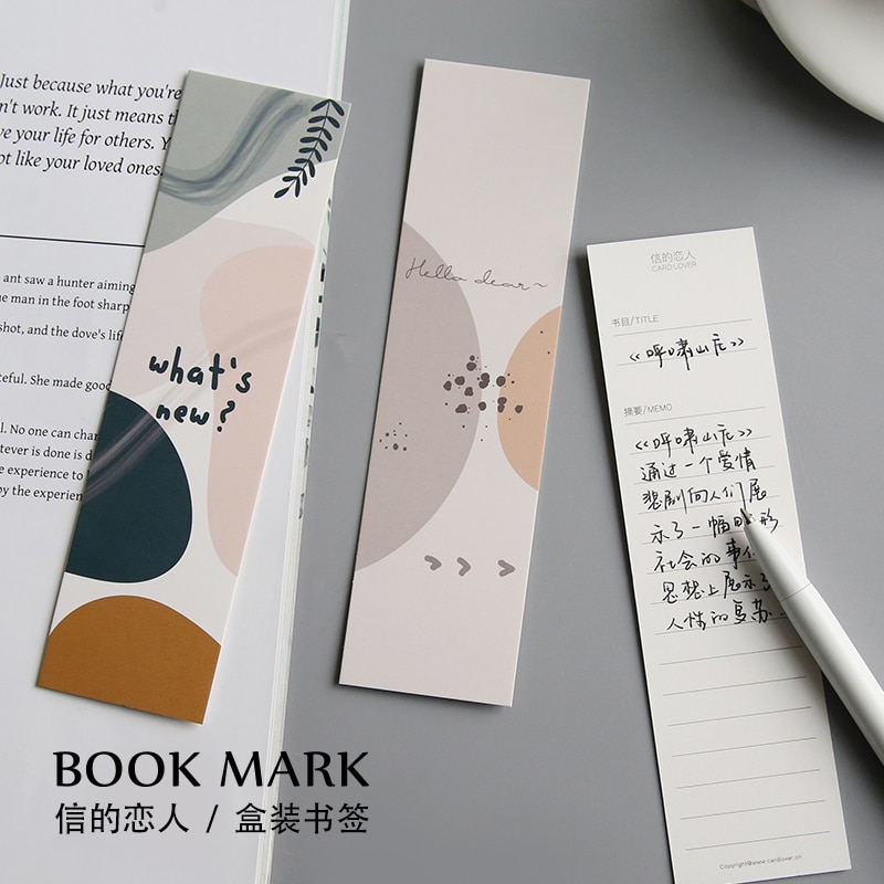 30pcs / 1lot Sakura flying series Paper bookmarks message Cards bookmark for books/Share/book markers/stationery