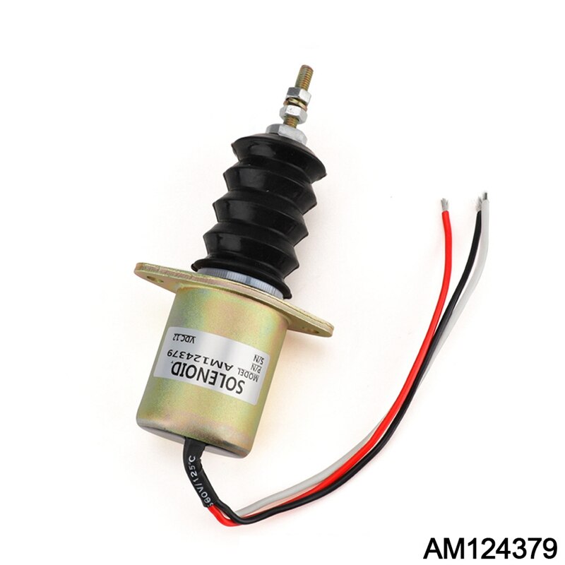 AM124379 solénoïde d'arrêt de carburant pour John Deere F915 F925 F935 415 455 JD tondeuse