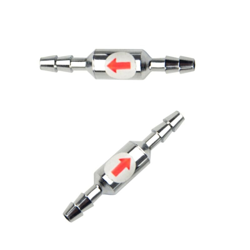 Aquarium Stop Valve Anti-carbon Dioxide CO2 Check Valves Stainless Steel Bubbler Refiner For Carbon Dioxide Equipment