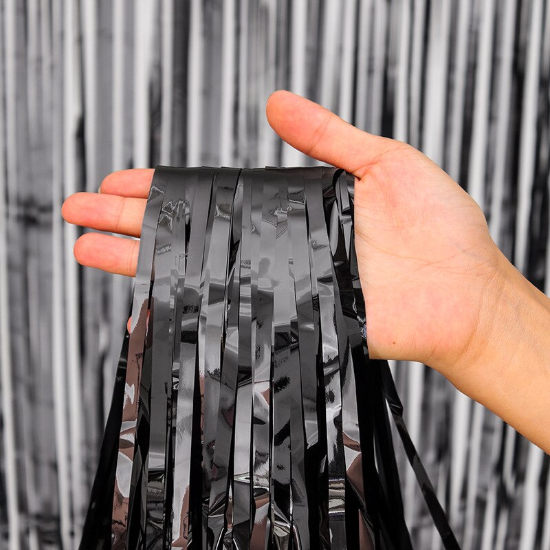 LuanQI Wedding Backdrop Rain Curtains Tinsel Foil Curtain Birthday Backdrop Wedding DIY Decoration Adults Anniversary Wall: 42315