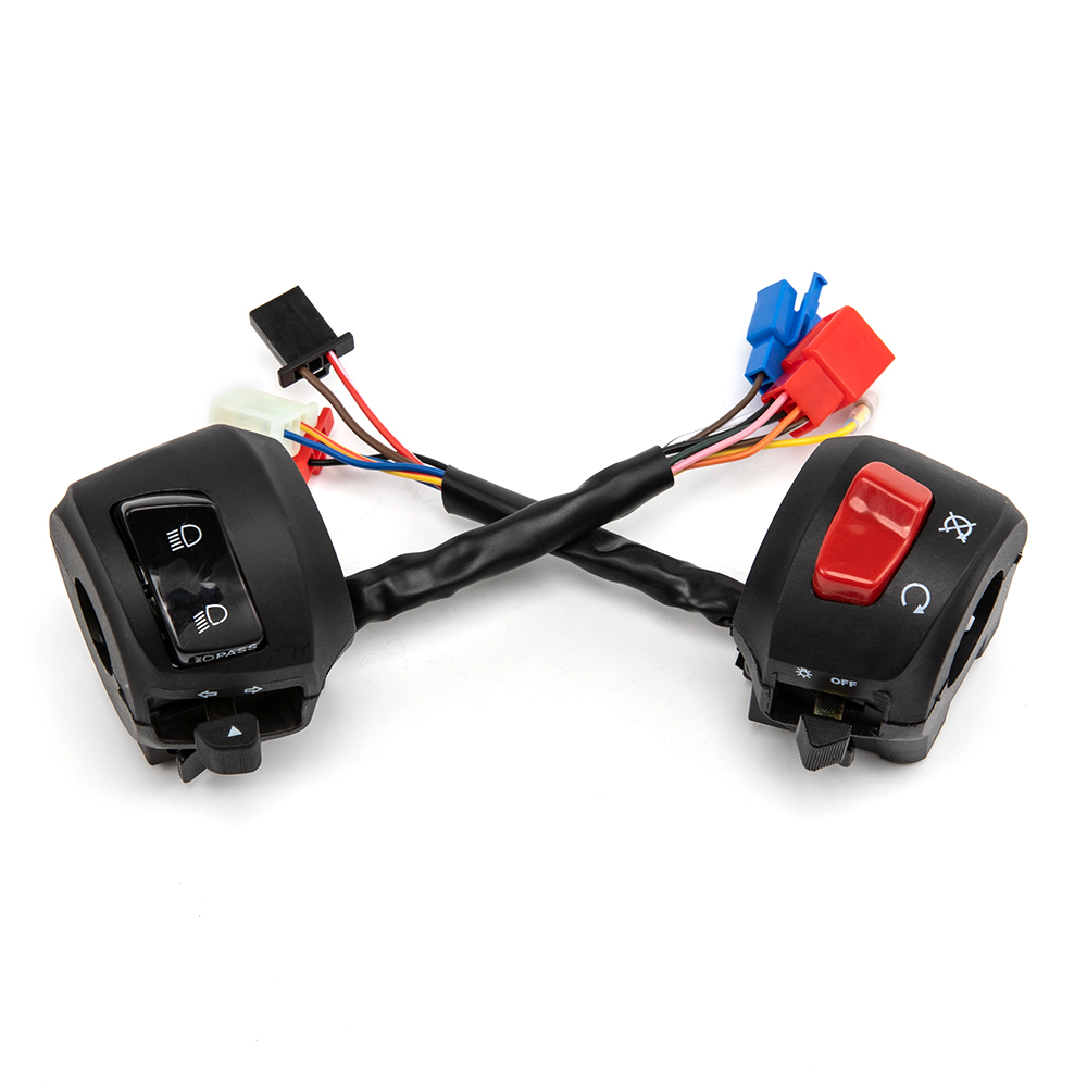 Bamjour Motor Richtingaanwijzerschakelaar, Paar 22 Mm Motorfiets Links Bamjour Motor Richtingaanwijzerschakelaar, Paar 22 Mm Motorfiets Links