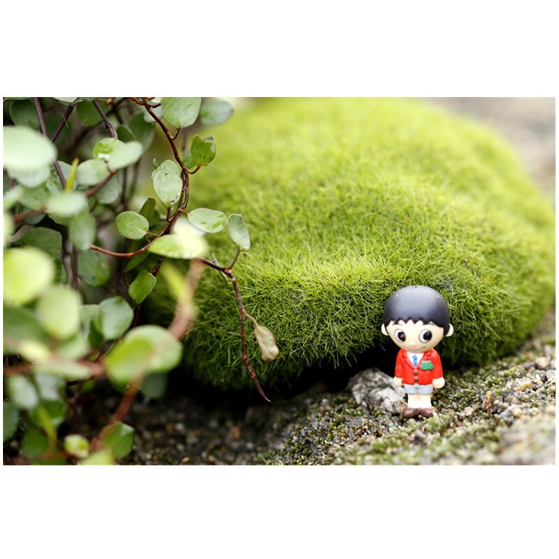 Multi Sizes Artificial Moss Flocking Moss Rock Imitated Stone Simulated Moss Lawn Micro Landscape Decoration DIY Accessories