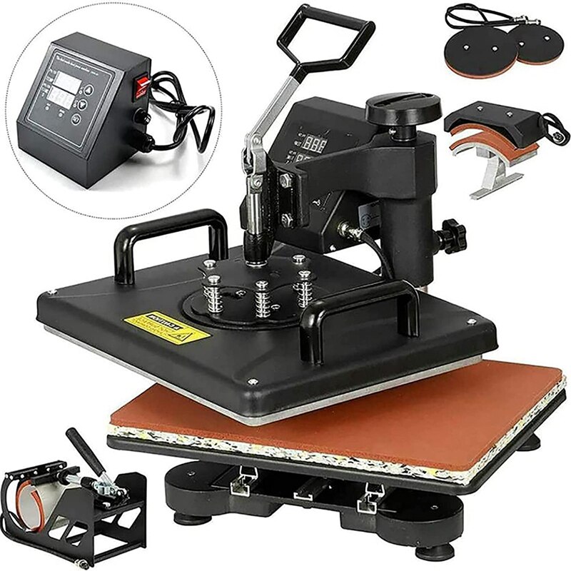 Press Combination Led Control Box Machine Thermostat Temperature Regulator Heat Press Machine 220V US Plug