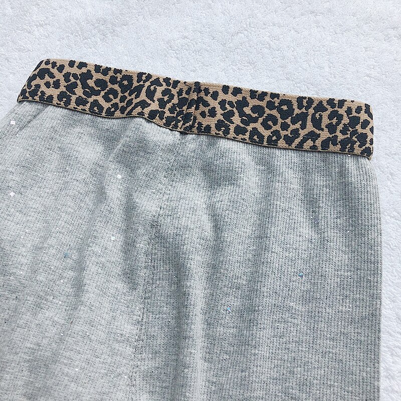 Baby jenter leopard leggings barn bomull 2 farger bling bling base bukser 1-6y