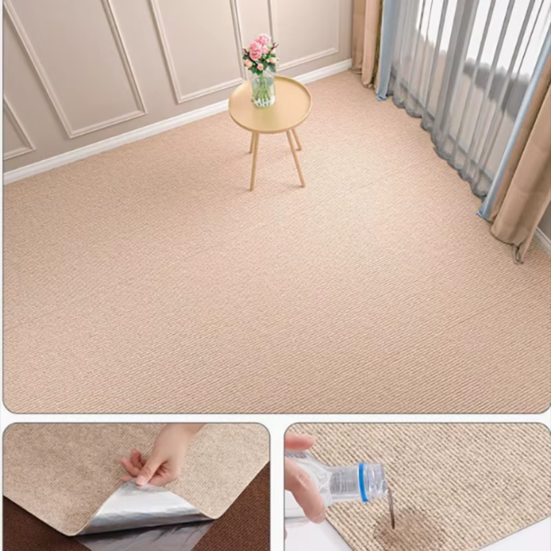 Alfombra de cocina para dormitorio, decoración del hogar con absorción de agua, decoración autoadhesiva para habitación, alfombras de baño, alfombra de Color sólido para sala de estar: 400 mm x 600 mm / green