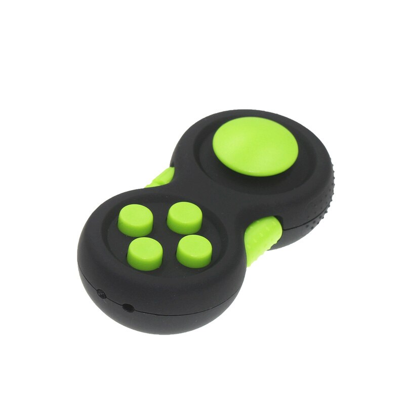 Fidget Hand Shank Pad Spinner ADHD Autism Anixety Stress Relieves Focus Toy Fidget Hand Shank Pad Fidget Toys Autism Toys: Green