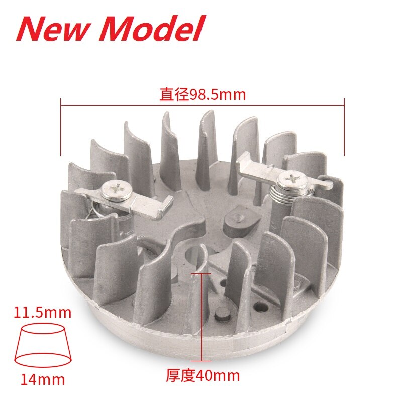 Moto Rcycle Motor Recoil Trekstarter Vliegwiel Voor 2 Takt 47cc 49cc Pocket Bike Liya Mini Moto Mini Moto Kids dirt Quad Atv