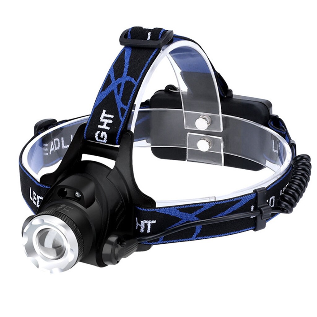 LED Motion Sensor Headlamp Flashlight, USB Rechargeable Headlight, IPX45: No Motion Sensor