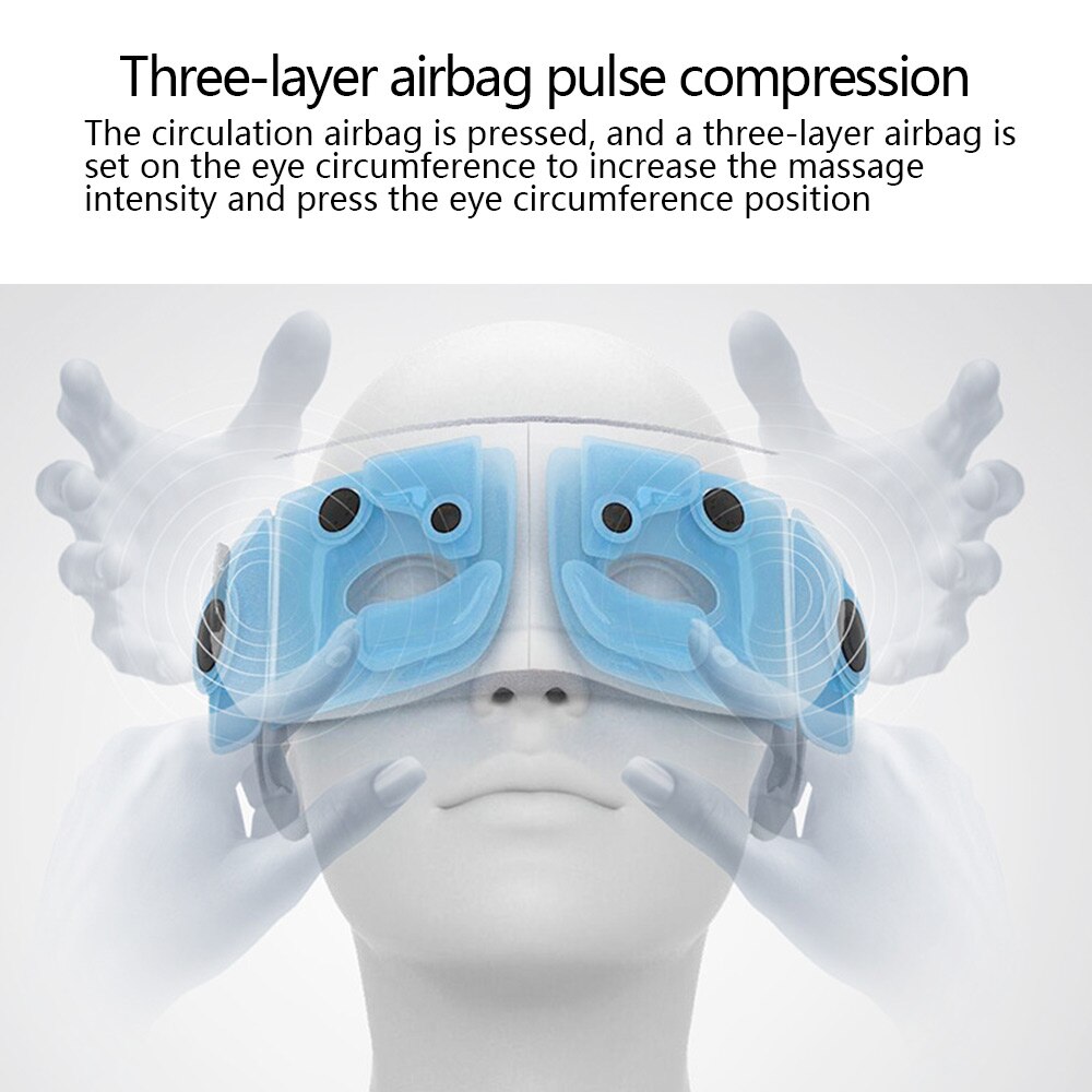 Clever 4D Auge Massagegerät für Augen Falten Elektrische Augen Pflege tragbar Vibration Augen Massage Gläser Müdigkeit Anti Augenringe