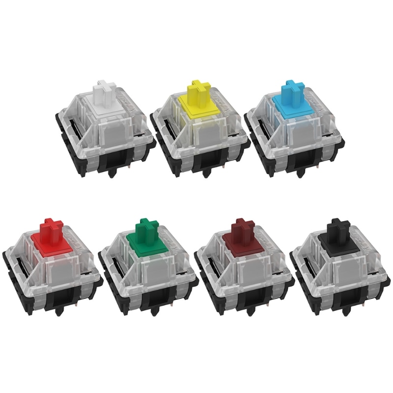 Gateron mx switch 5 pin Switches RGB SMD Axis Compatible for mechanical Keyboard 62KA