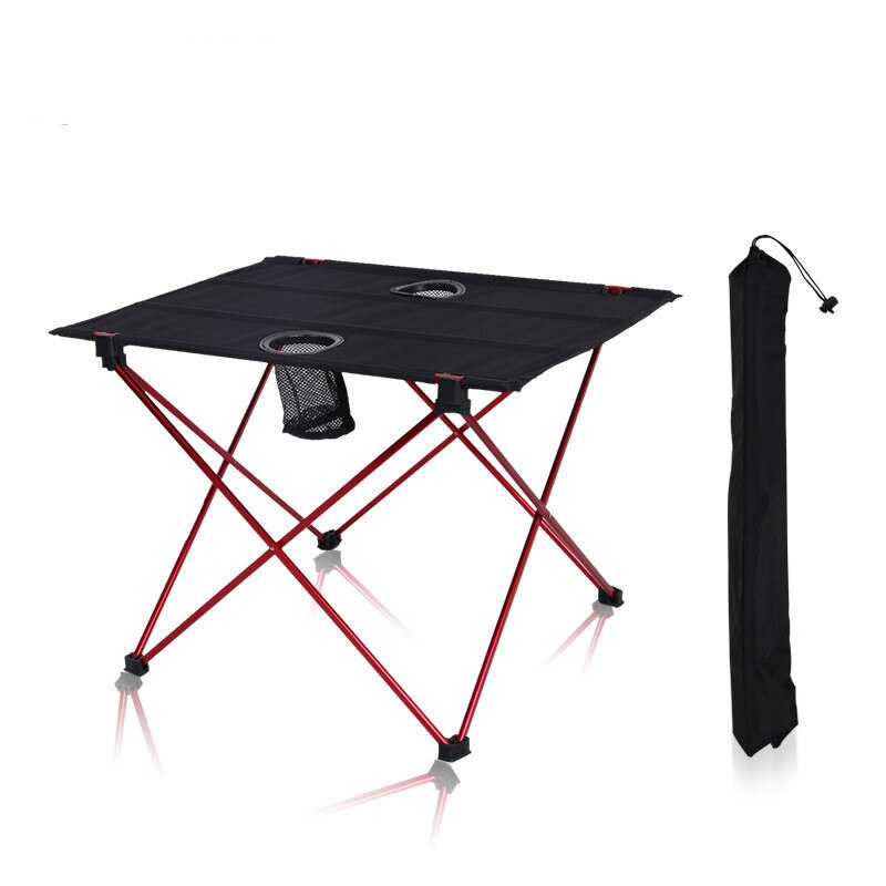 Outdoor Folding Table Portable Oxford Cloth Camping BBQ Hiking Barbecue Table for Backpack Desk Traveling Outdoor Picnic: Default Title