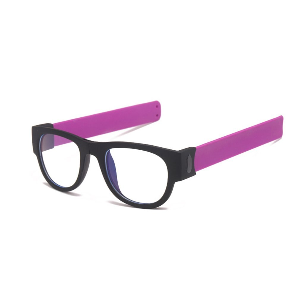 Blu-ray glasses Sports style Universal style Adult student goggles Computer glasses For men and women playing games: Purple 