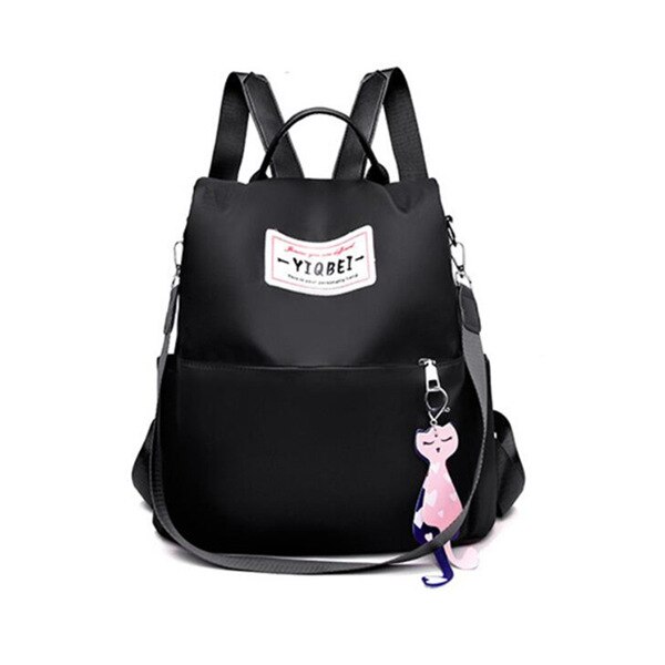 Yogodlns – sac à dos Oxford pour femmes, sac à bandoulière Style Preppy pour adolescentes, , sac de jour Anti-vol: Black