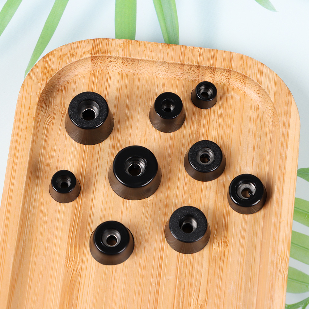 10 Stuks Speaker Kast Meubels Stoel Tafel Doos Conische Rubber Voet Pad Rvs Stand Schokdemper Stroefheid