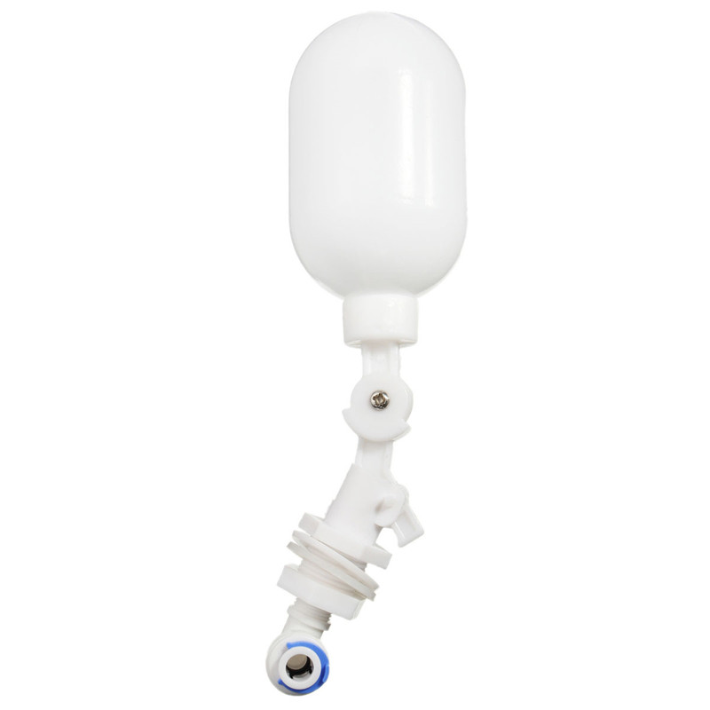 Omgekeerde Osmose Systeem Verstelbare Mini Float Kogelkraan uitgeschakeld 1/4 ''Automatische Vul Feed Aquarium Aquarium RO Water