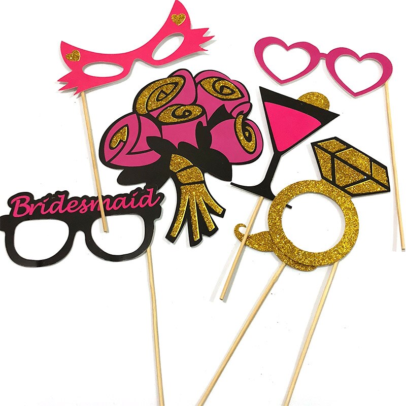 20pcs/set Wedding Party Decorations Photobooth Props Hen Party Photo Booth Props