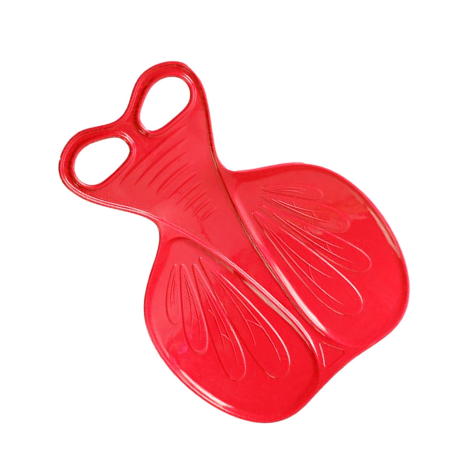 Winter Snow Sled Board Sport Thicken Snow Sled Kids Adult Plastic Ski Board For Outdoor Skiing Grass Sand Slider Snow Luge: Red