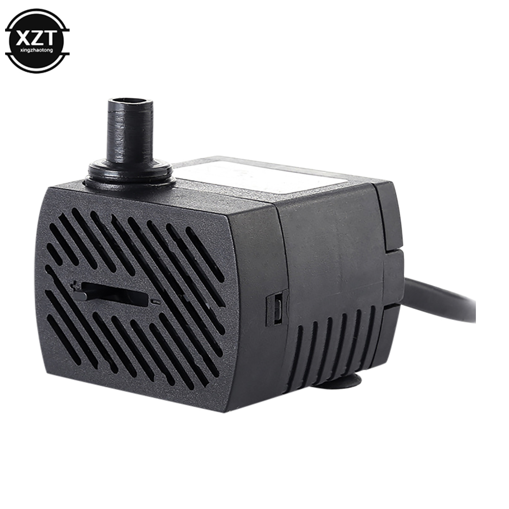 Ultrastille AC 220 V 3 W Waterpomp EU Plug Rate Aquarium Waterdichte Pomp Mini Dompelpomp aquarium Aquarium Pomp
