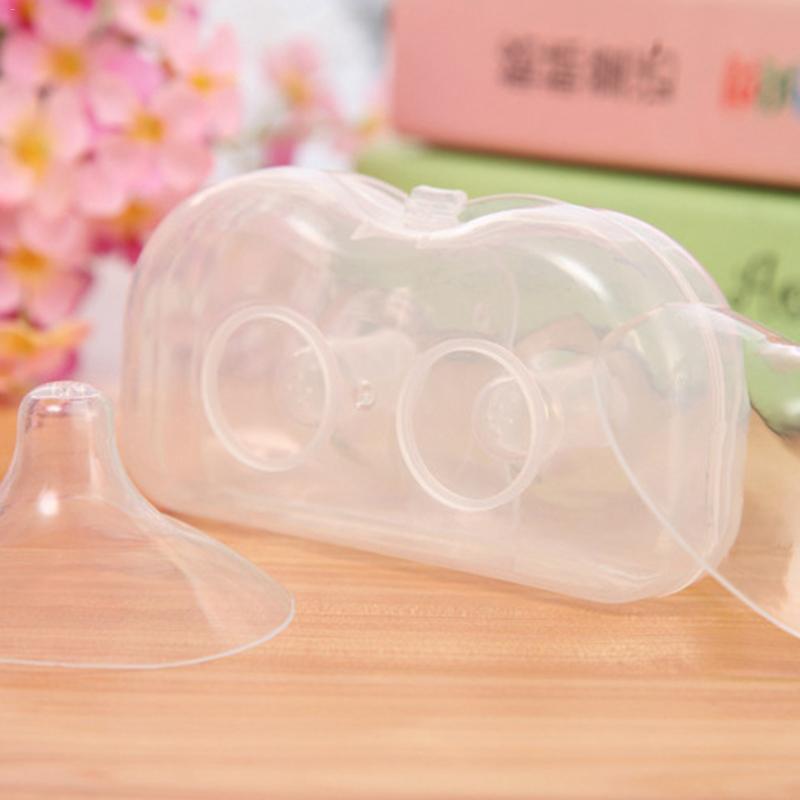 2 PCS Silicone Nipple Protectors Feeding Mothers Shields Nipple Protection Cover Breastfeeding Mother Milk Silicone Nipple