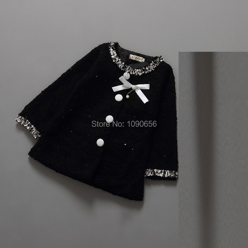 Hooyi Meisjes Vest Kinderen Jas Dot Vlinder Kids Jassen Mode Zuigeling Blouses Outfits Beige 2 3 4 5 6 7 Jaar