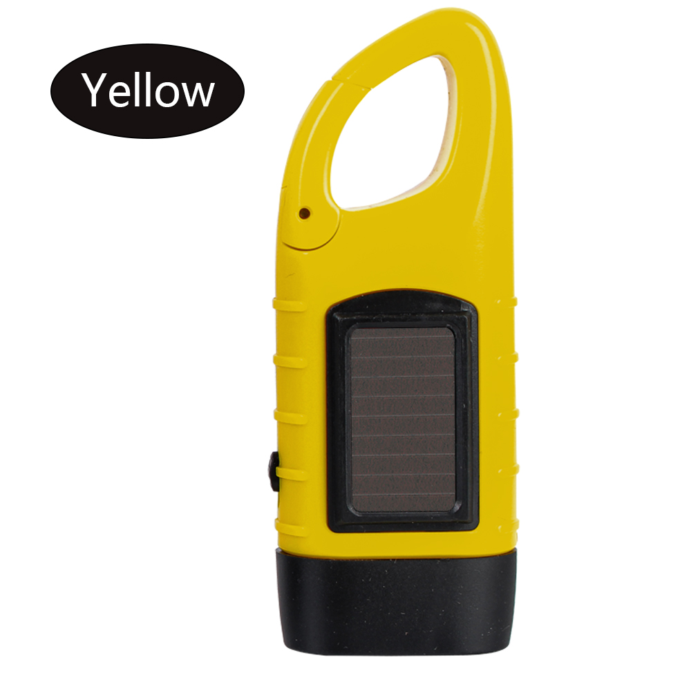 Für Outdoor-Camping Bergsteigen tragbare Handkurbel Dynamo LED Taschenlampe Zelt Licht Taschenlampe Laterne Solarenergie: changeable