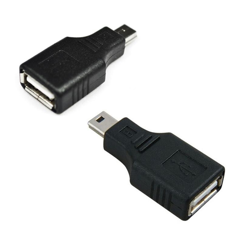 USB 2,0 A Buchse buchse Auf Mini USB B 5 Pin Stecker OTG Adapter Konverter Stecker Computer zubehör